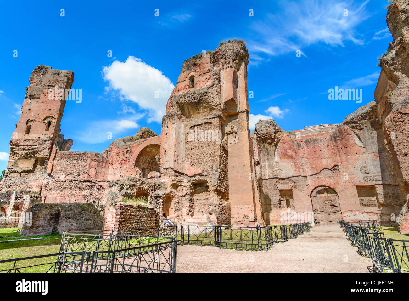 Terme di Caracalla or The Baths of Caracalla in Rome, Italy, were the