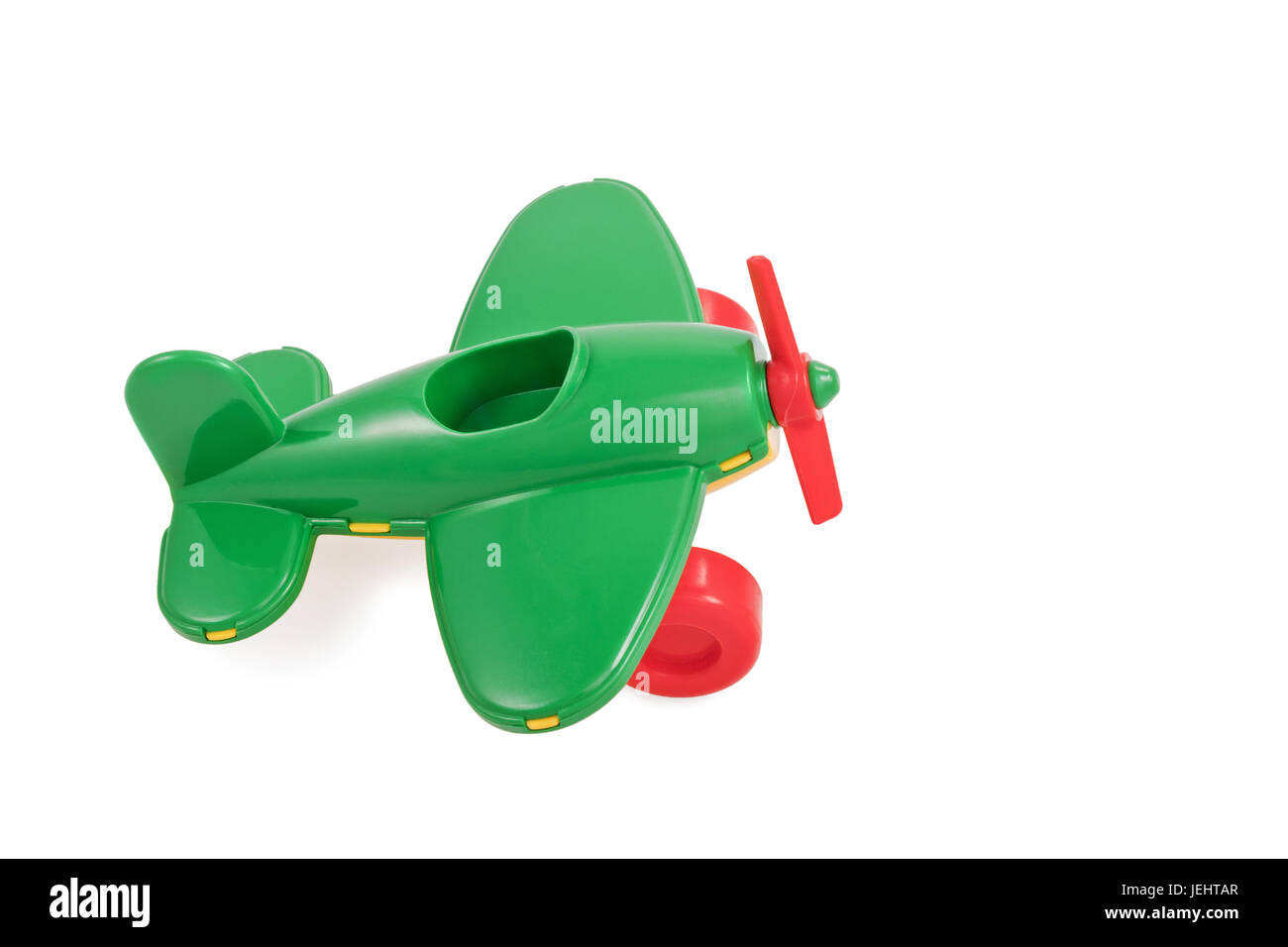 green toy plane