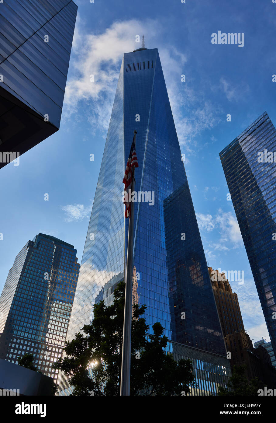 One World Trade Center, Freedom Tower, New York, USA Stock Photo