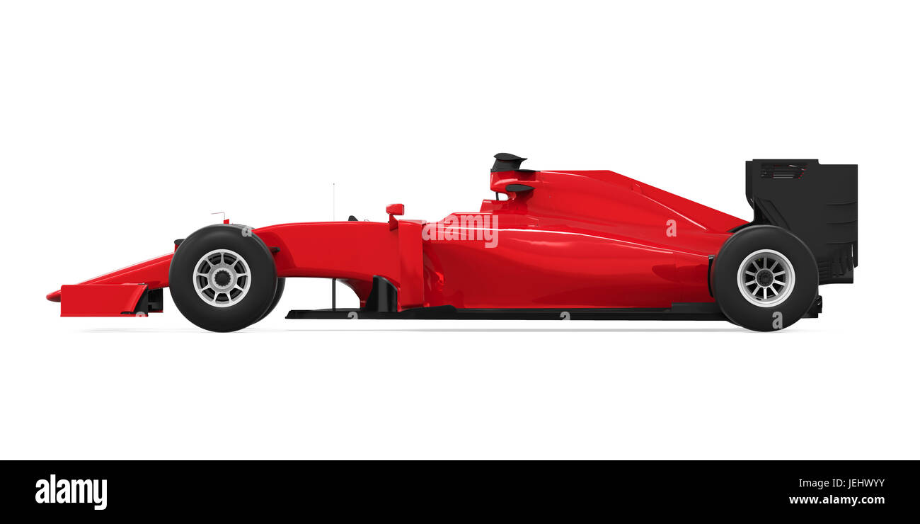 Formula One Race Car Isolated Stock Photo Alamy