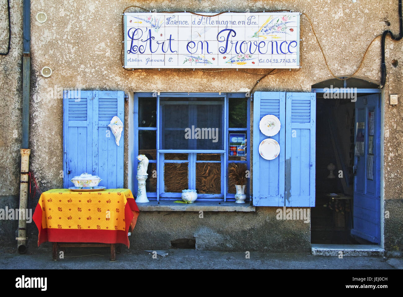 Faiencerie, Provence, France Stock Photo