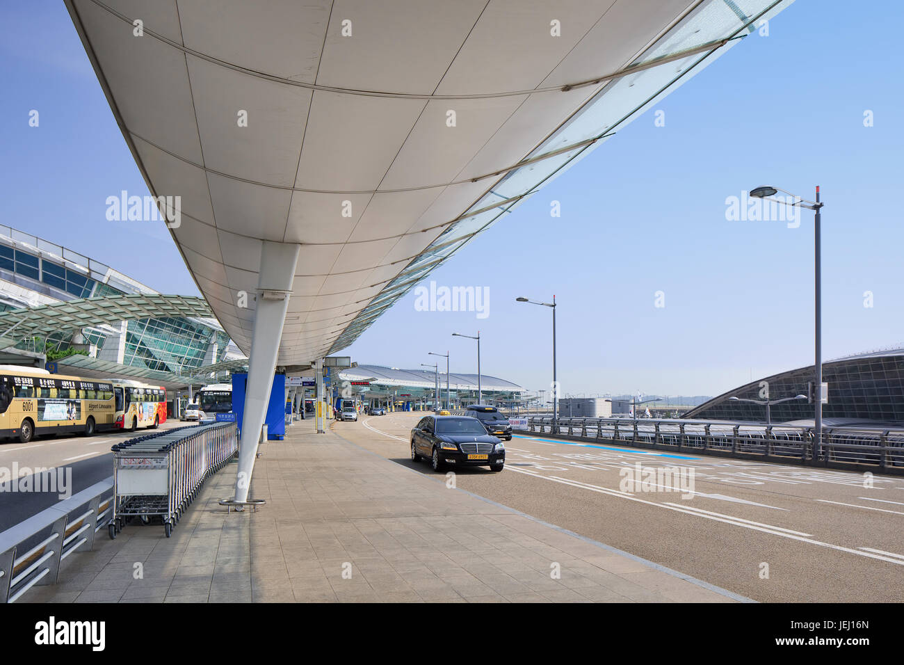SEOULSEPT. 22, 2015. Incheon International Airport. It is the largest airport in South Korea