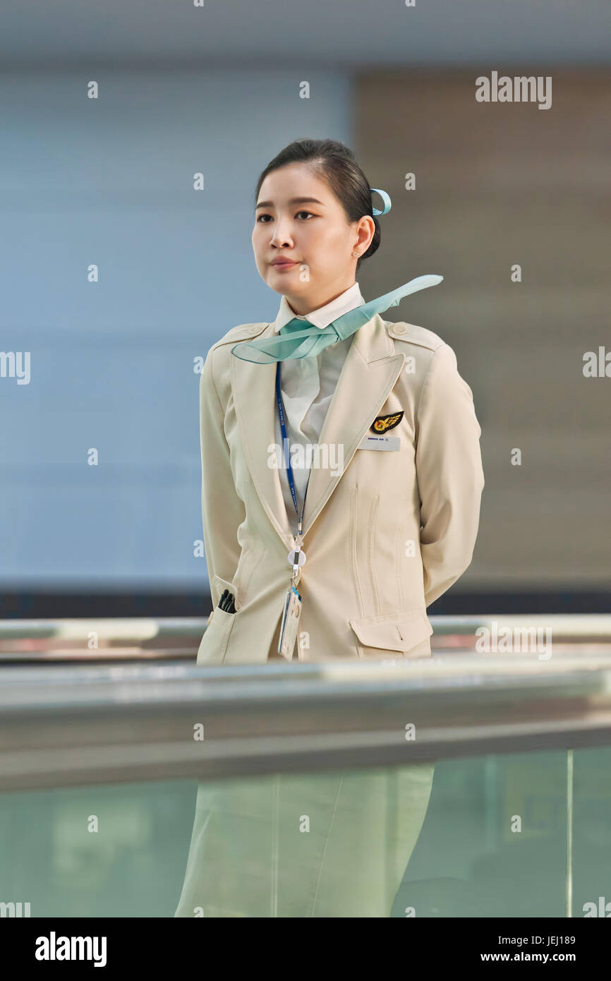 Seoul Oct 24 2015 Korean Air Flight Attendant Based On Fleet