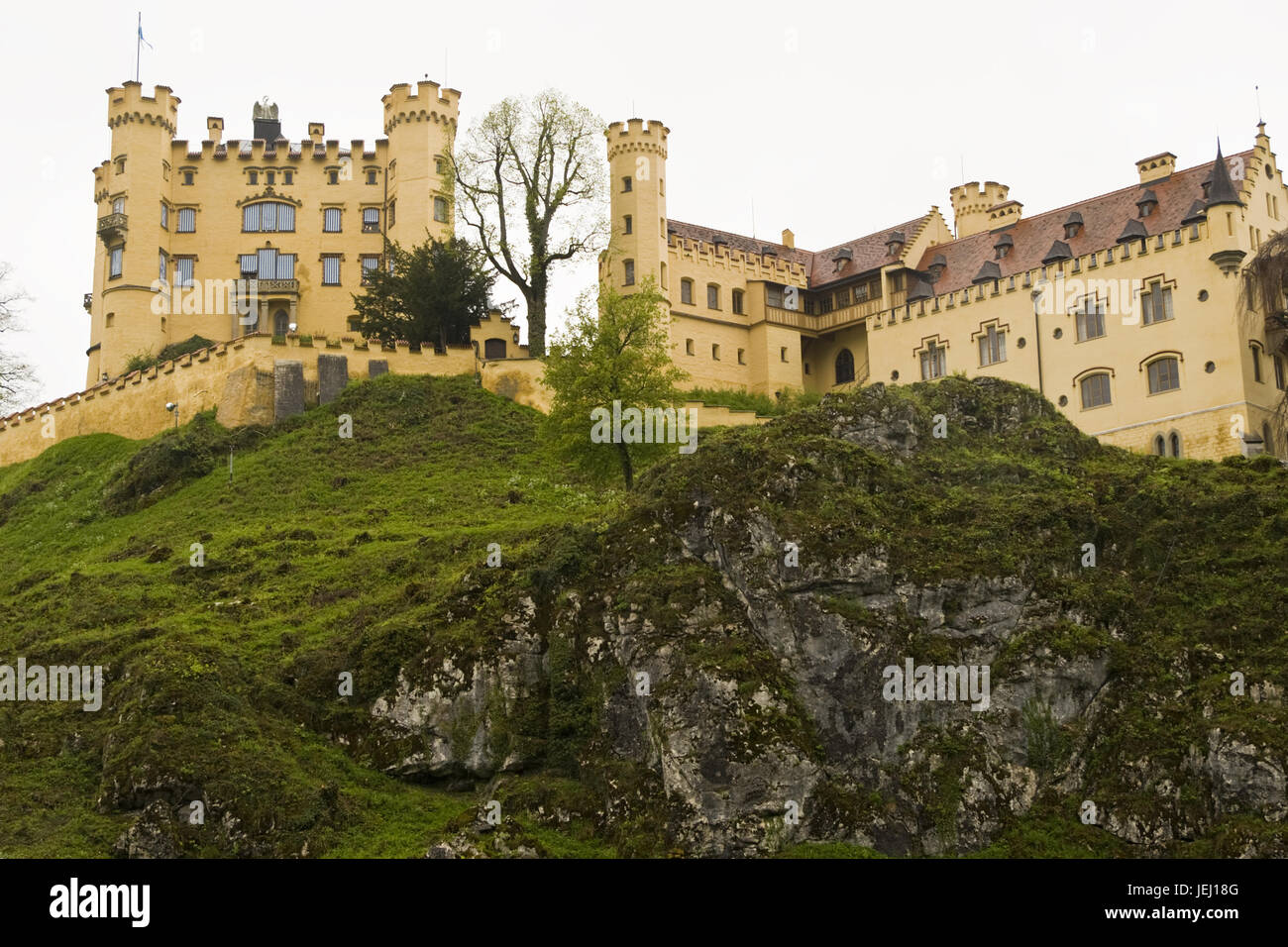 Castle Hohenschwangau, bavaria, germany Stock Photo