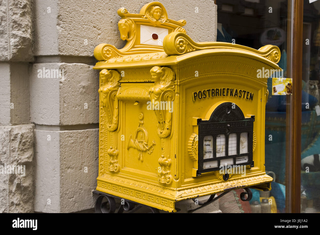Mailboxes in Limburg in the Lahn Stock Photo