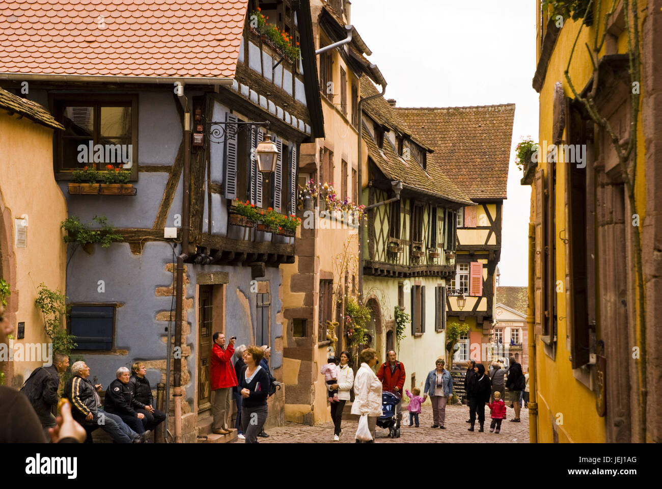 Riquewihr, France, Alsace, eutope Stock Photo
