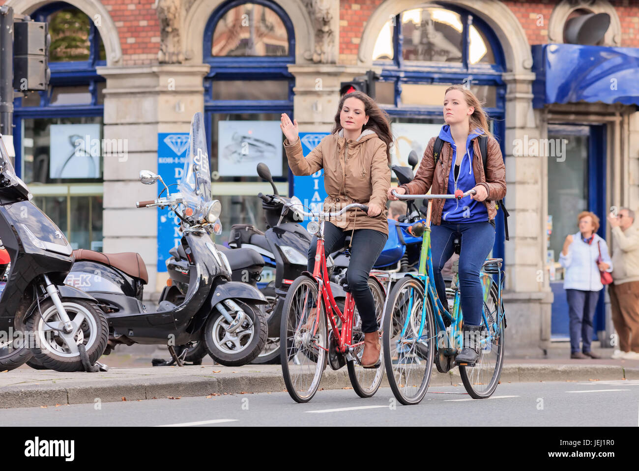 Girls on street bikes hot sale
