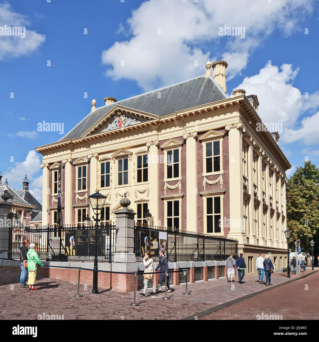 THE HAGUEAUG. 23, 2014. The Mauritshuis (Maurice House). An art museum