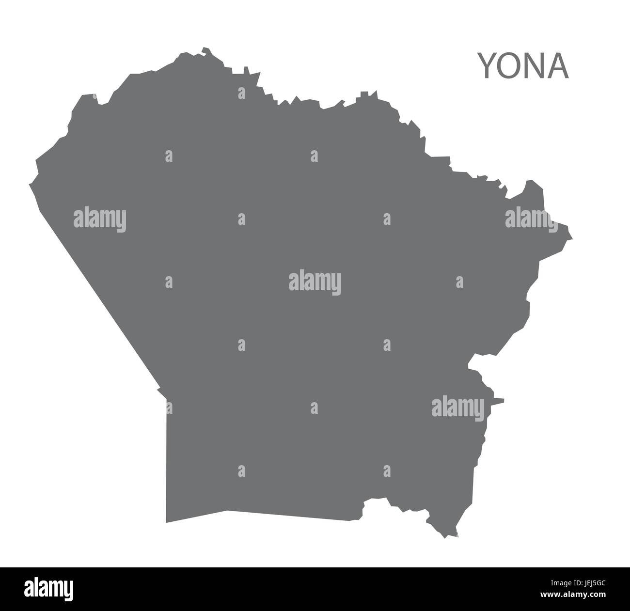 Yona Guam map grey illustration silhouette Stock Vector Image & Art Alamy