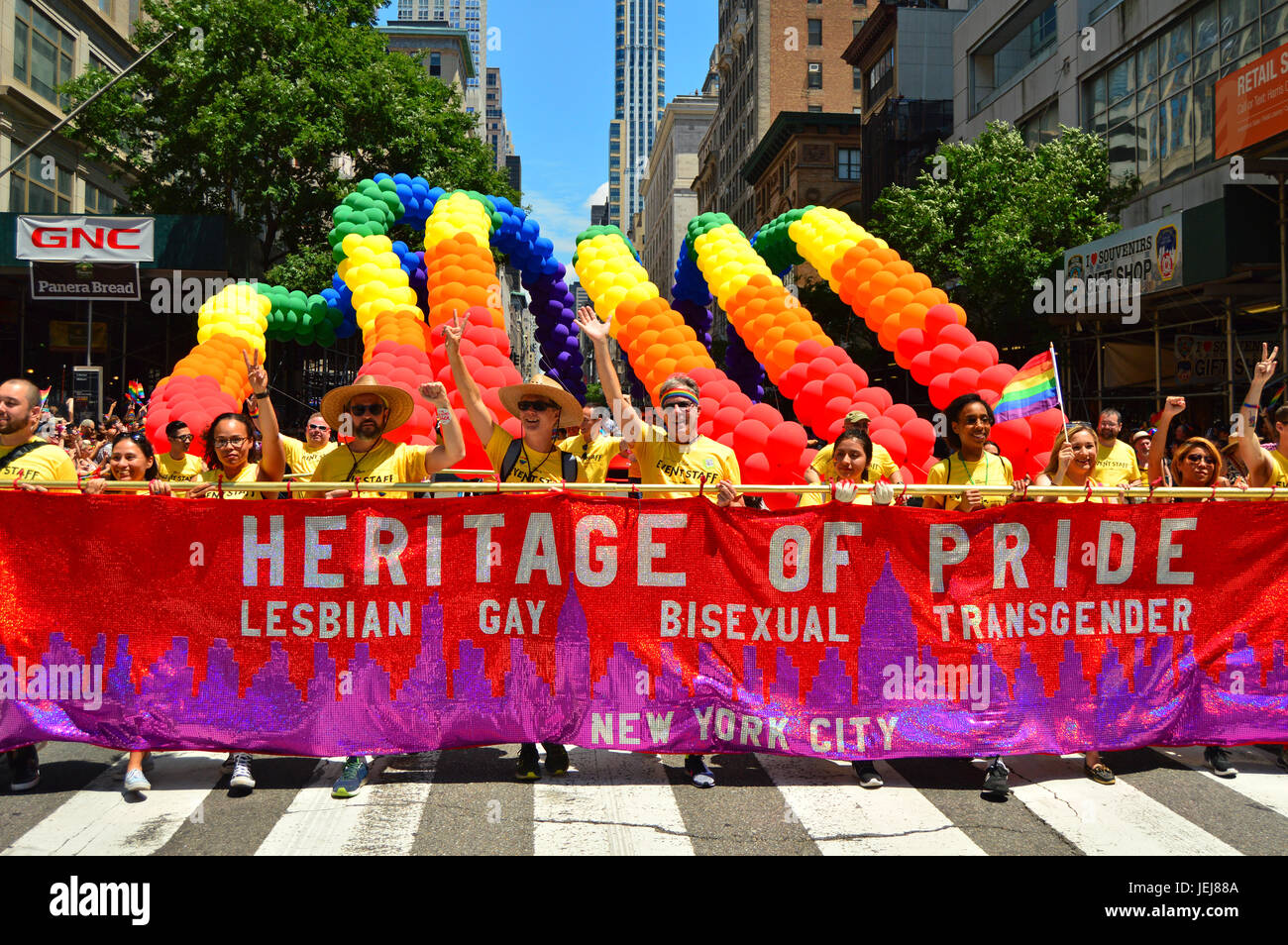 New York, USA. 25th Jun, 2017. Gay Pride Parade, New York Credit: James Kirkikis/Alamy Live News Stock Photo