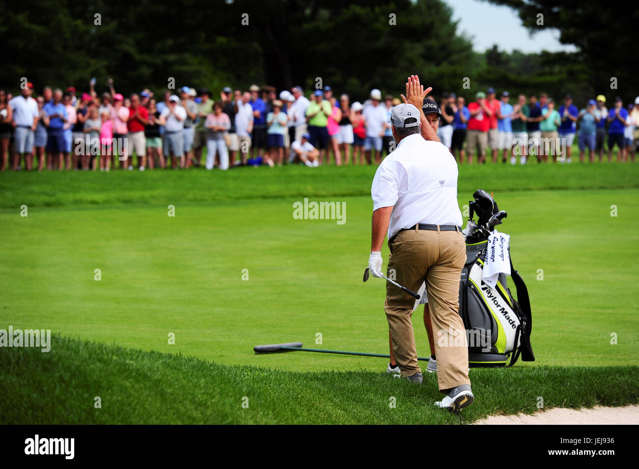 Cromwell, CT, USA. 25th June, 2017. Boo Weekley, of the United States ...
