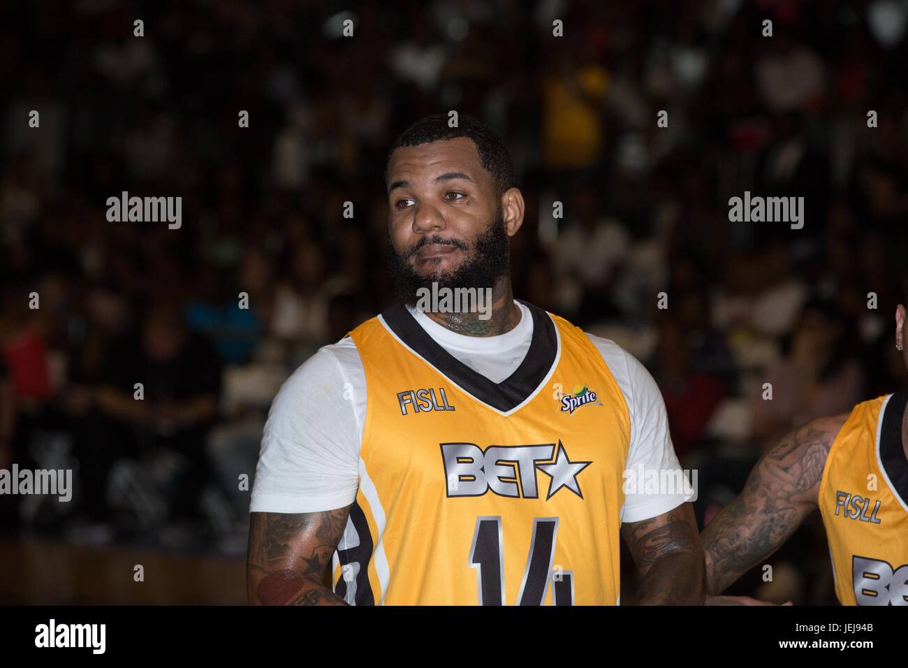 Los Angeles,USA. 24th June,2017. Game Celebrity Basketball Game,presented by Sprite State Farm,during 2017 BET Experience,at Los Angeles Convention Center June 24,2017 Los Angeles,California. Stock Photo