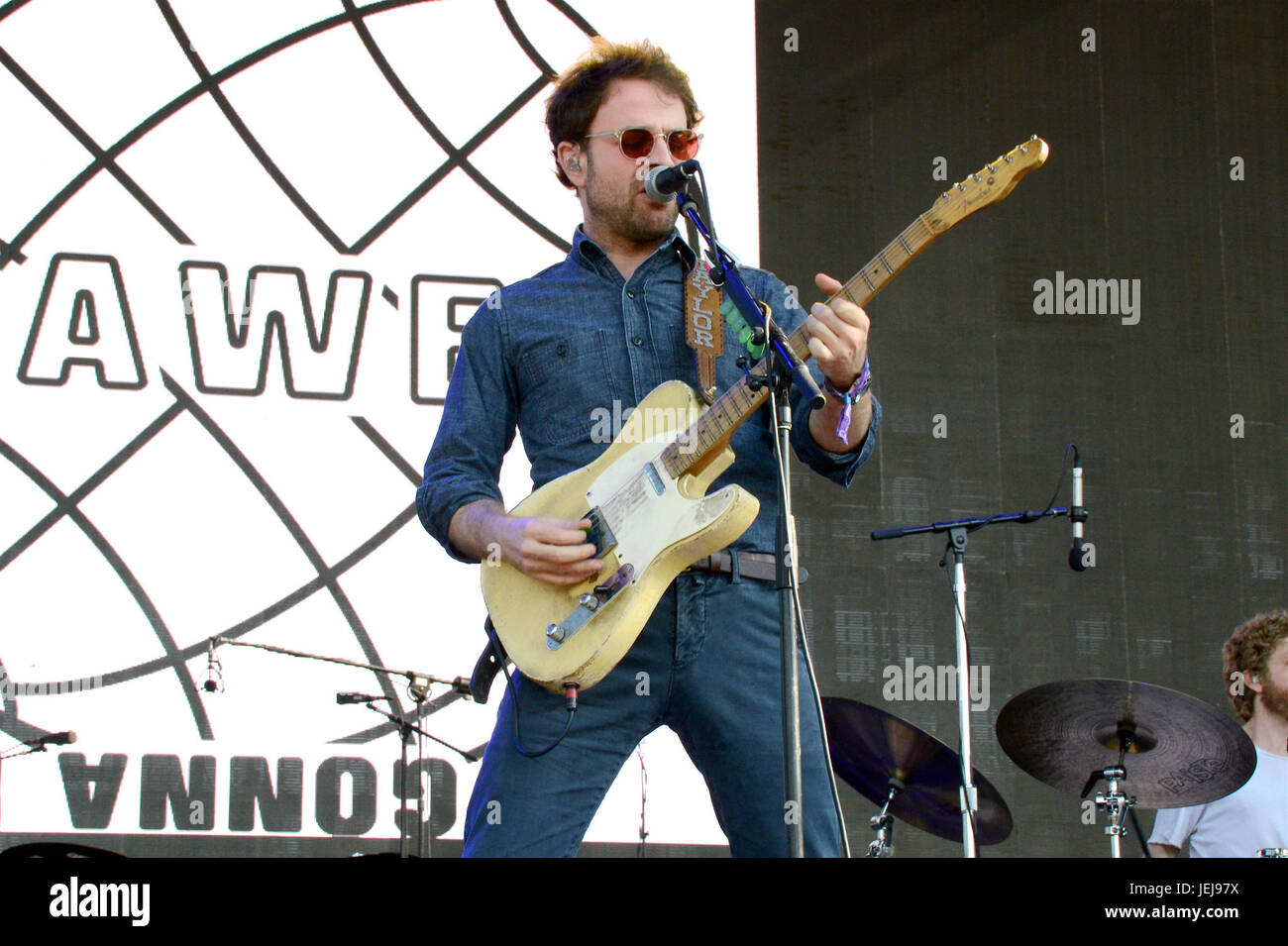 Pasadena,California,USA. 24th June,2017. Taylor Goldsmith singer Dawes ...