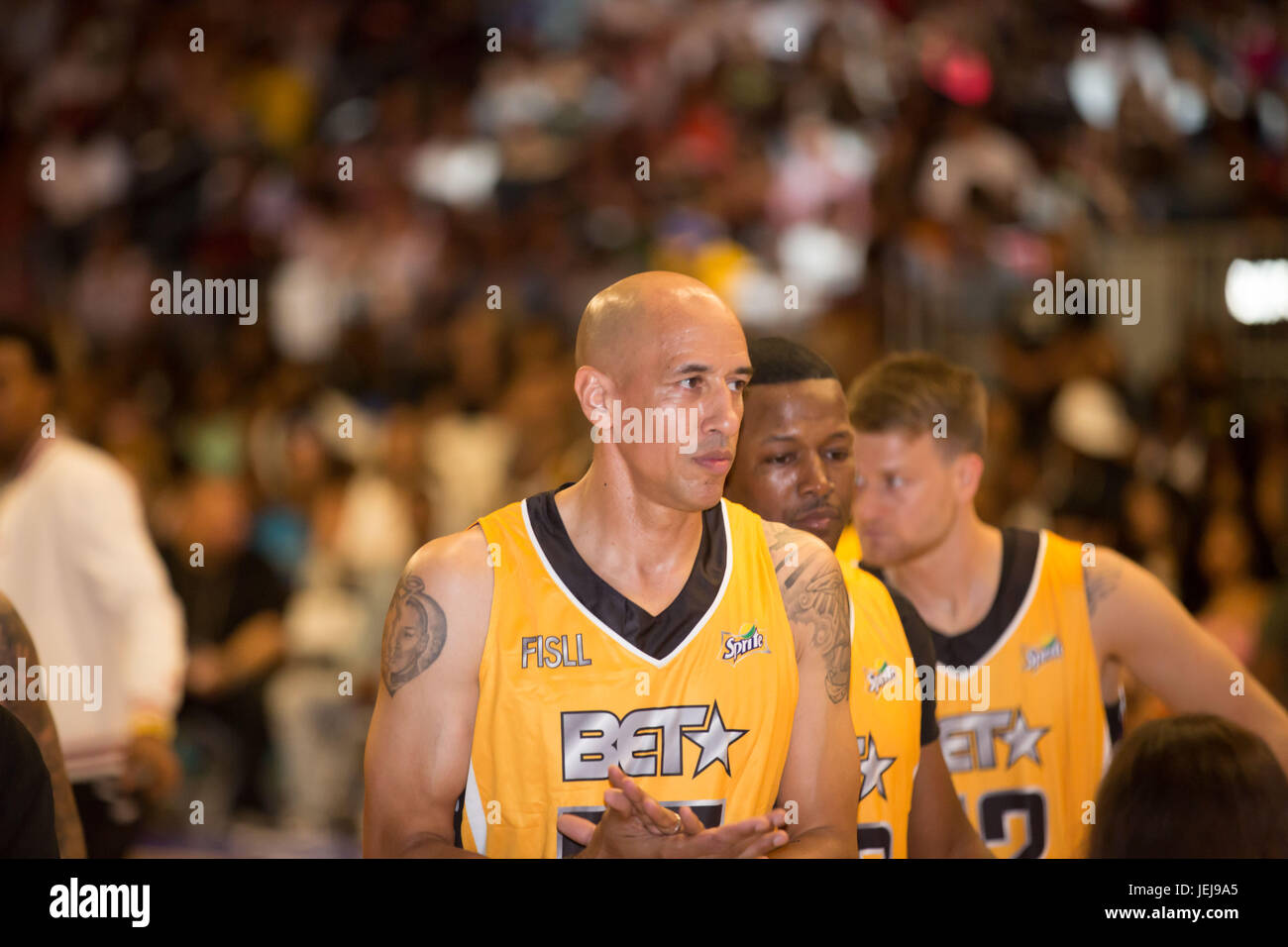 Los Angeles,USA. 24th June,2017. Doug Christie Celebrity Basketball Game,presented by Sprite State Farm,during 2017 BET Experience,at Los Angeles Convention Center June 24,2017 Los Angeles,California. Stock Photo