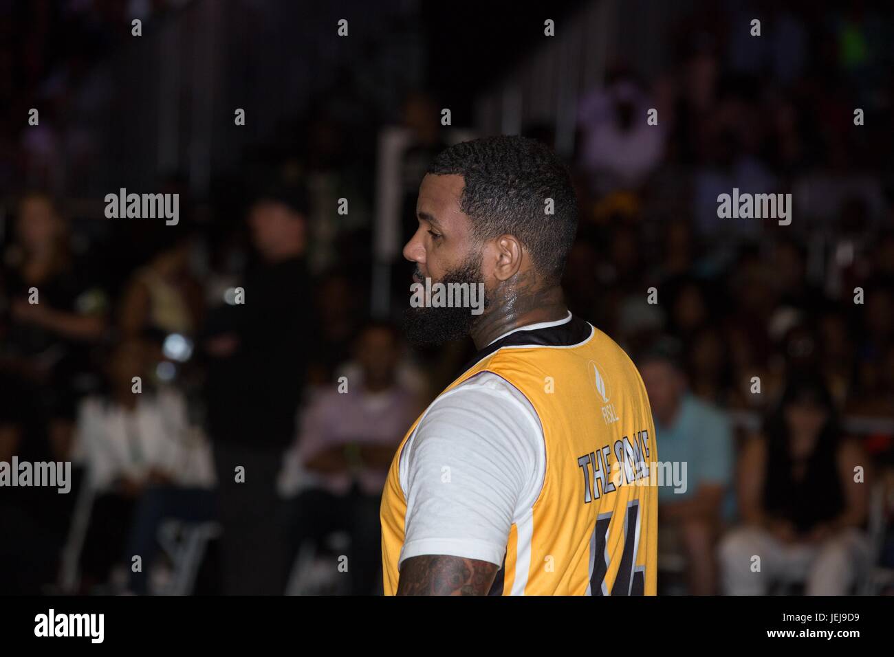 Los Angeles,USA. 24th June,2017. Game Celebrity Basketball Game,presented by Sprite State Farm,during 2017 BET Experience,at Los Angeles Convention Center June 24,2017 Los Angeles,California. Stock Photo