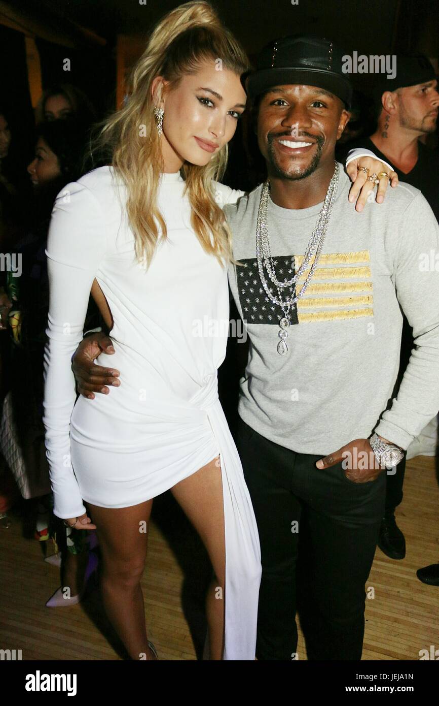 Hollywood Ca 24th June 2017 Hailey Baldwin And Floyd