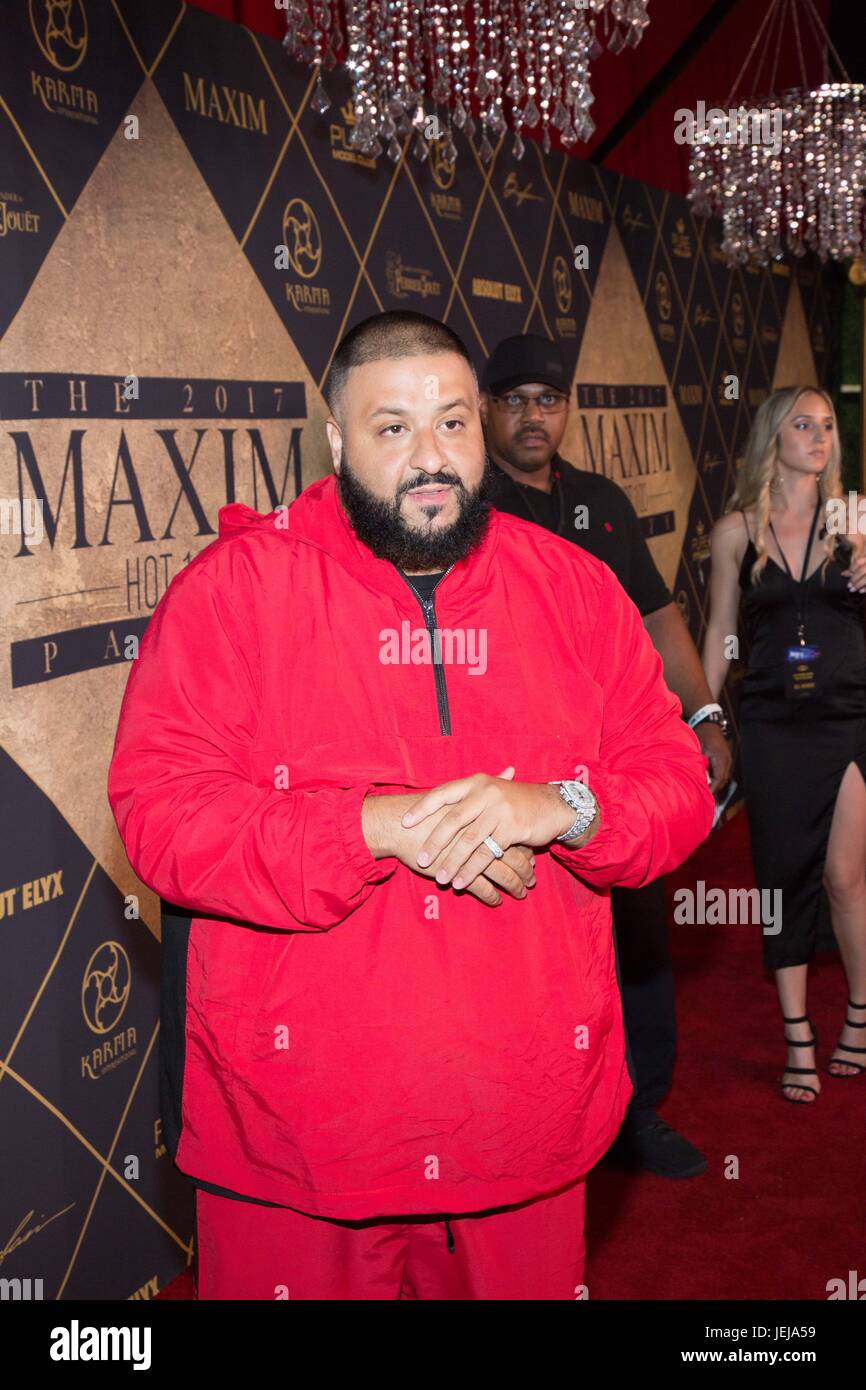 DJ Khaled attends 2017 MAXIM Hot 100 Party Hollywood Palladium June 24,2017 Los Angeles,California. Stock Photo