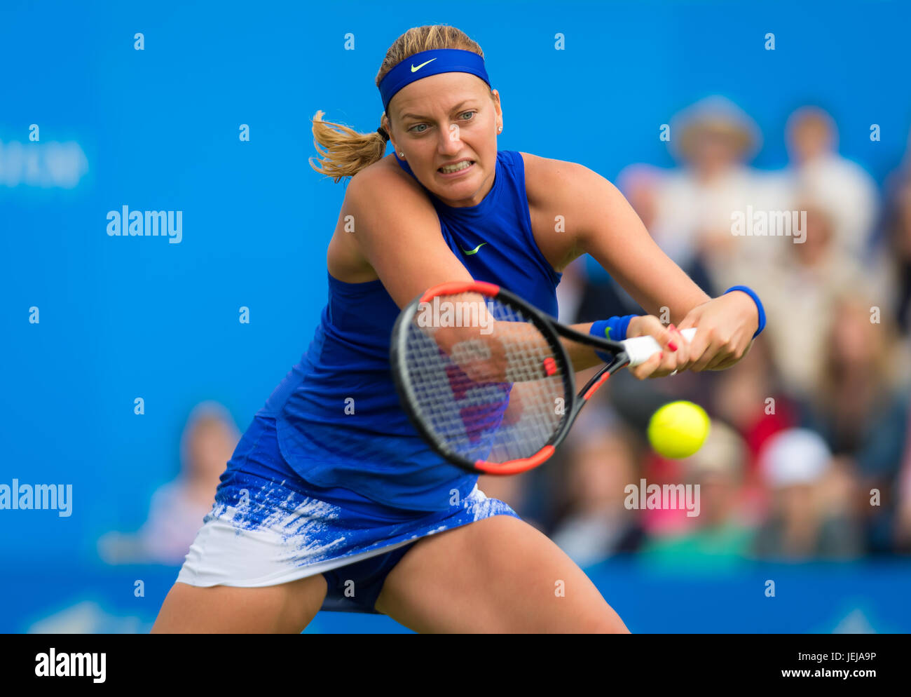 Birmingham, Great Britain. 25 June, 2017. Petra Kvitova at the 2017 Aegon  Classic WTA Premier tennis tournament © Jimmie48 Photography/Alamy Live  News Stock Photo - Alamy