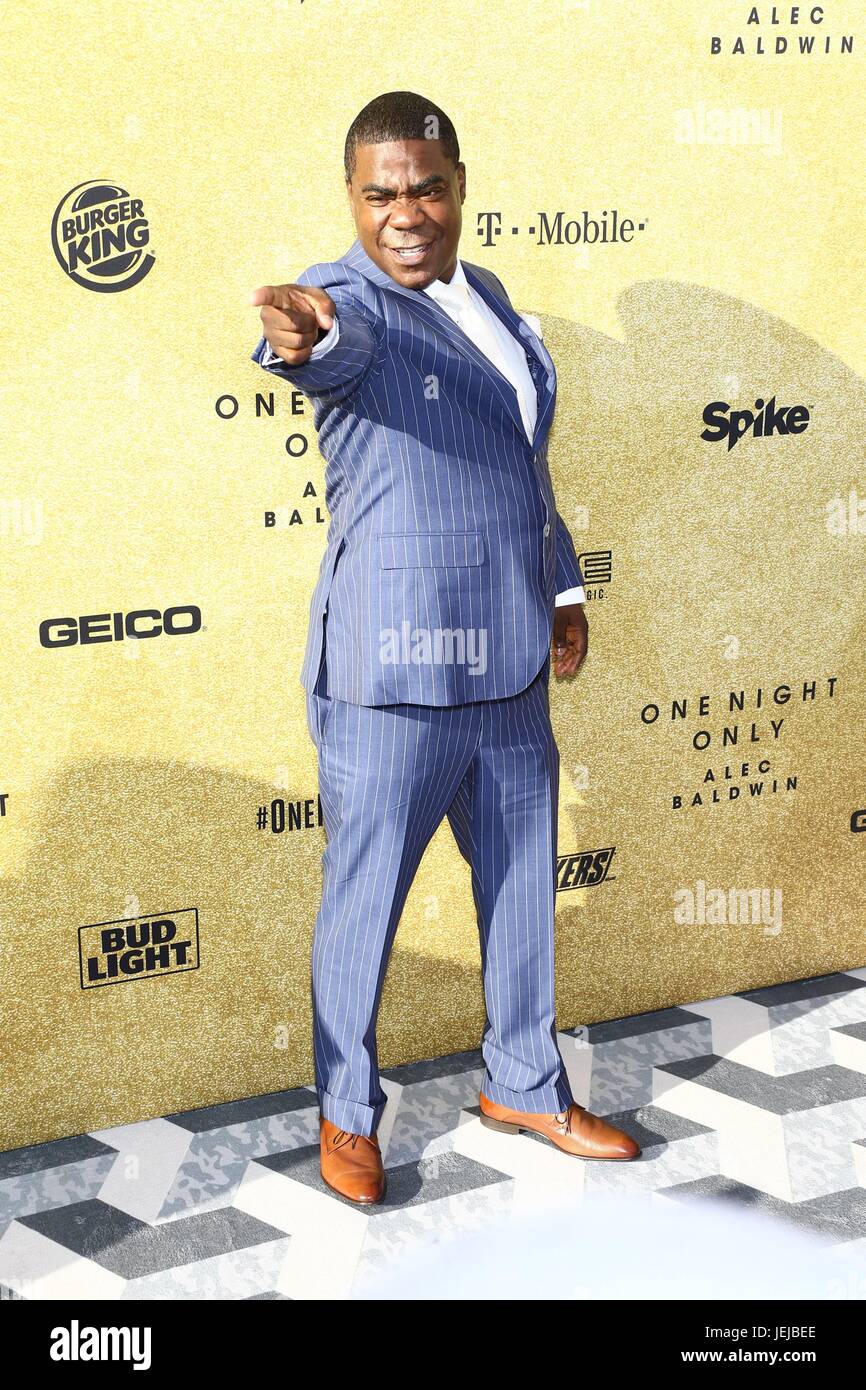New York, NY, USA. 25th June, 2017. Tracy Morgan at arrivals for Spike TV's One Night Only: Alec Baldwin, The Apollo Theater, New York, NY June 25, 2017. Credit: John Nacion/Everett Collection/Alamy Live News Stock Photo