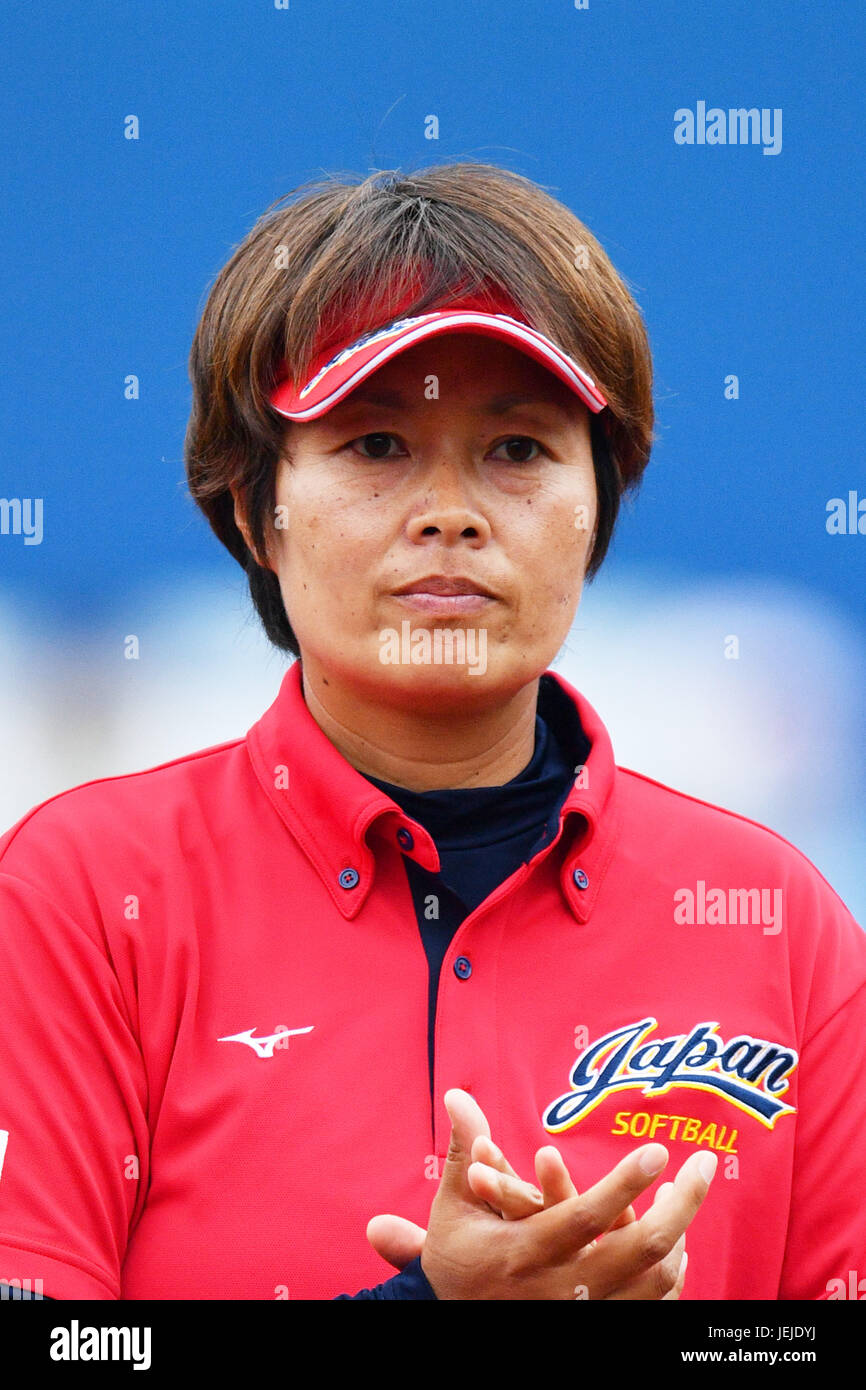 Yokohama Stadium, Kanagawa, Japan. 25th June, 2017. Noriko Yamaji (JPN