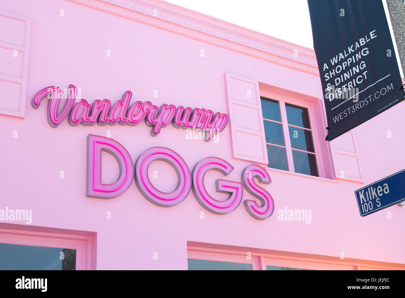 Los Angeles, California, USA. 25th June, 2017. Vanderpump Dogs is a store and organization that