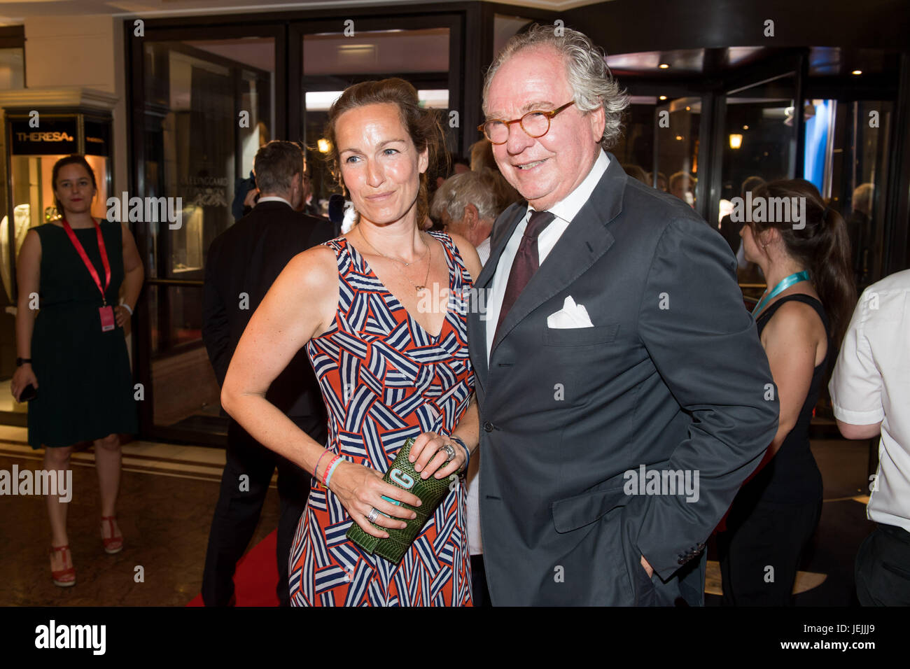 The actor Friedrich von Thun and his daughter Gioia von Thun ...