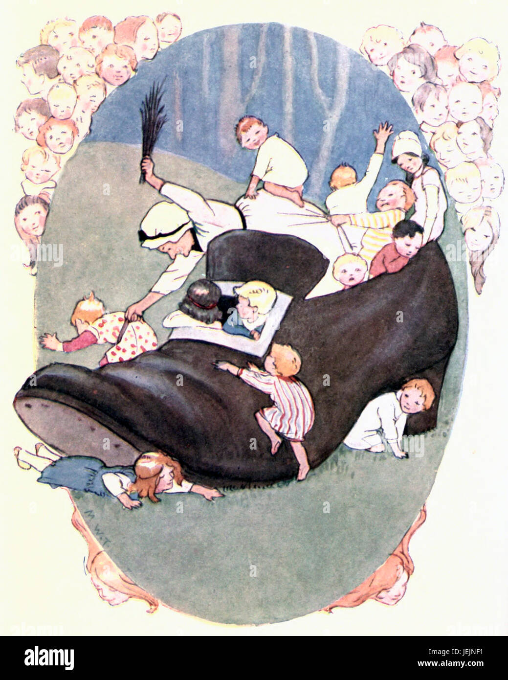 There was an old Woman who lived in a shoe