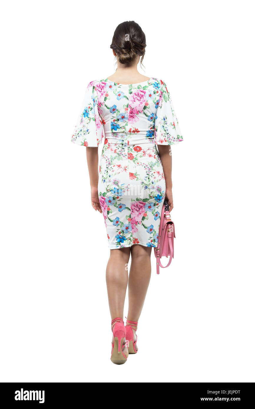 Woman walking away dress Cut Out Stock Images & Pictures Alamy