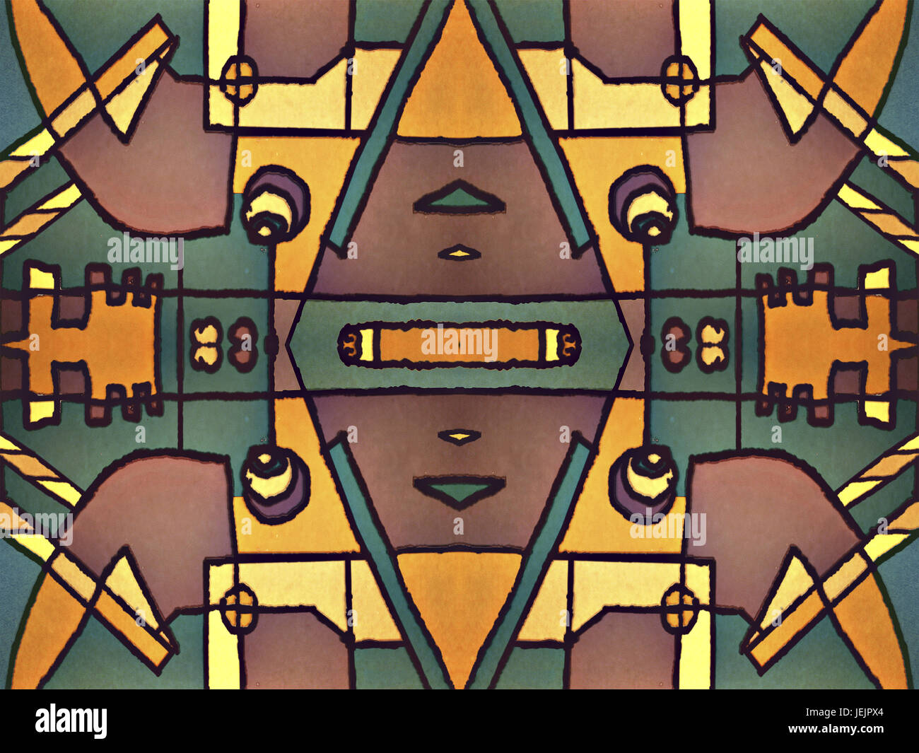 African decorative pattern tribal ornament hi-res stock photography and ...