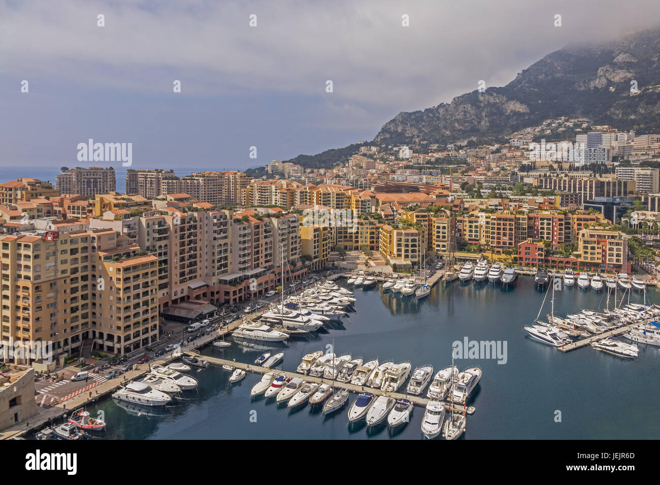 Boats In The Harbour Monte Carlo Monaco Stock Photo