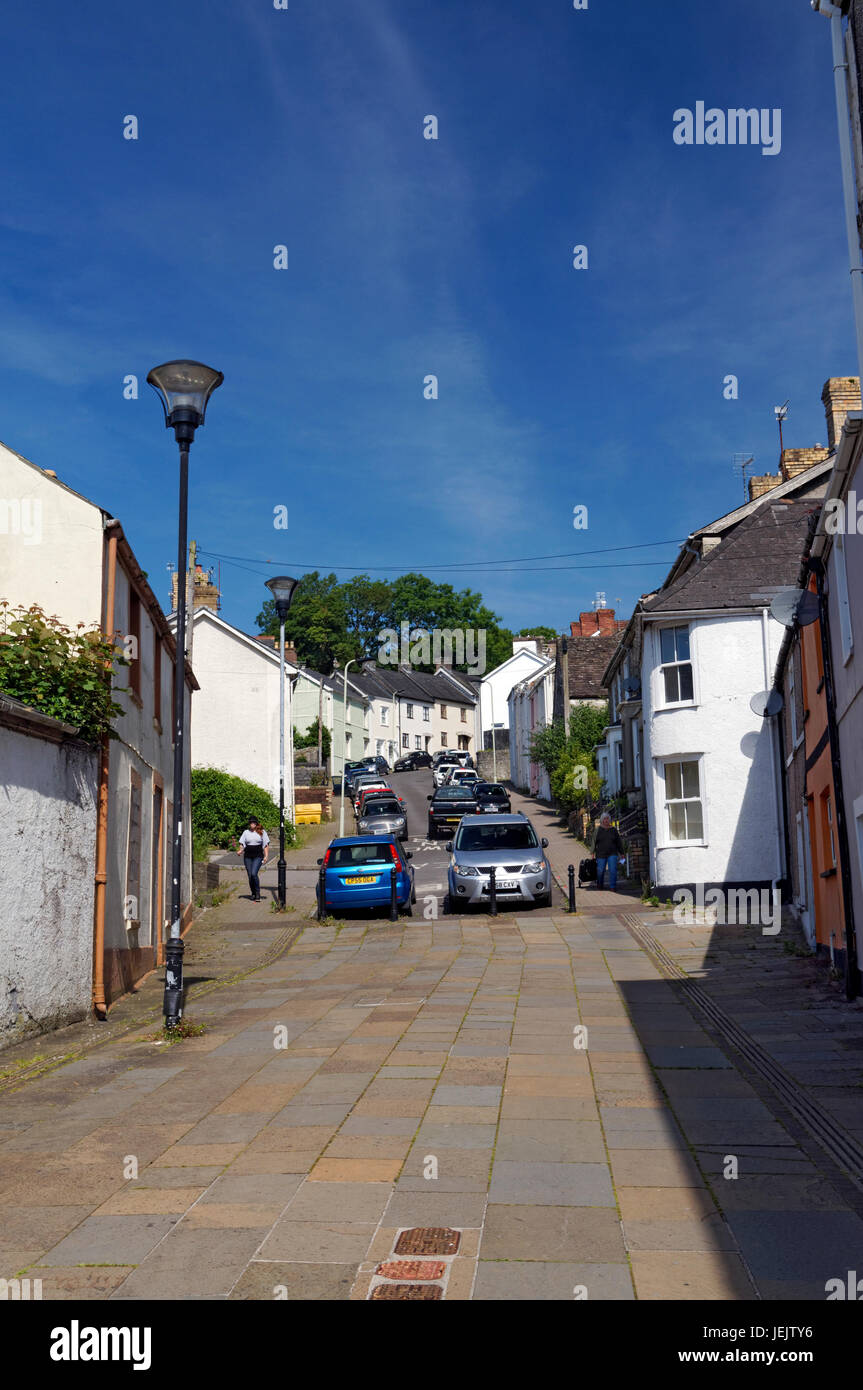 Newcastle hill, Bridgend, South Wales. Stock Photo