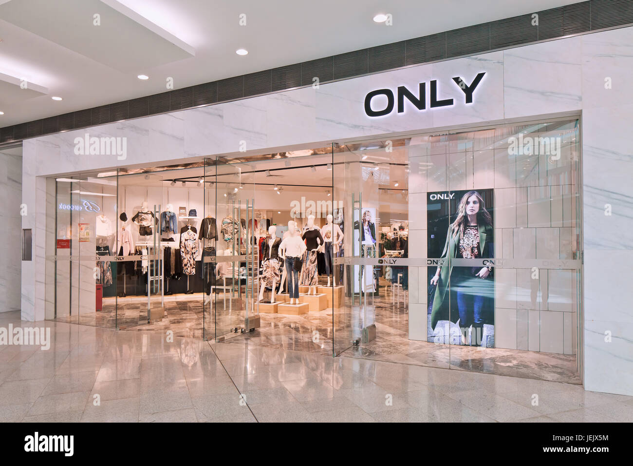 BEIJING-AUG. 21, 2015. Only fashion clothing outlet. Danish Bestseller  Group is Europe's leading international fashion company Stock Photo - Alamy