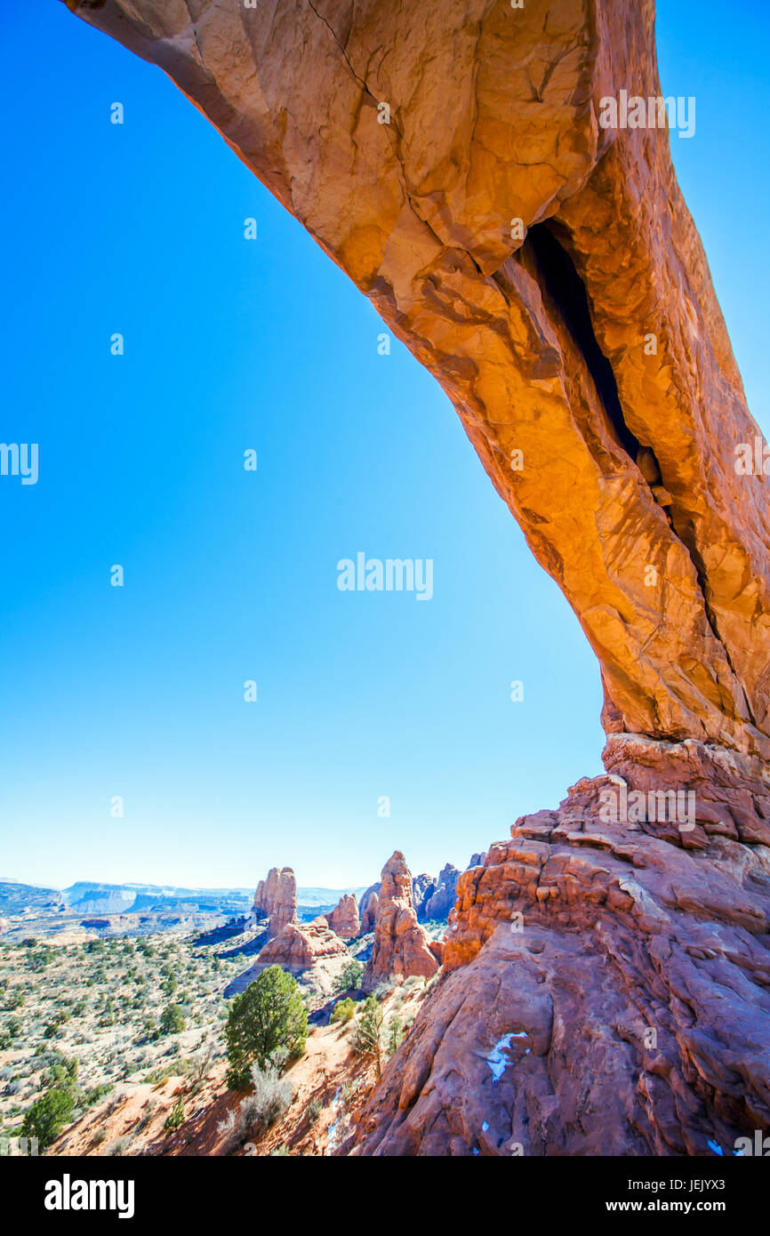 Arches Nationalpark Moab Utah Stock Photo Alamy