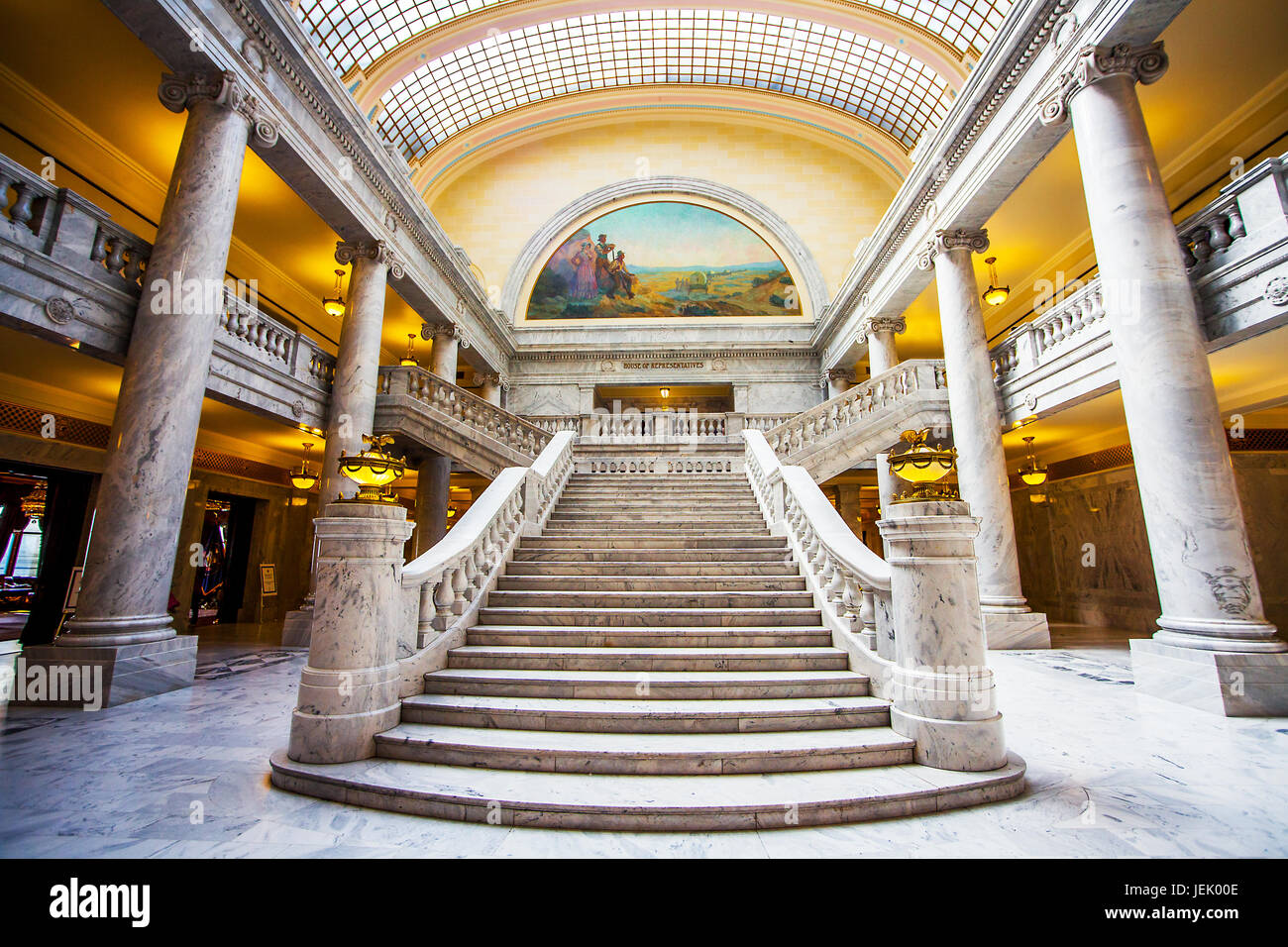 Capitol in Salt Lake City Utah Stock Photo