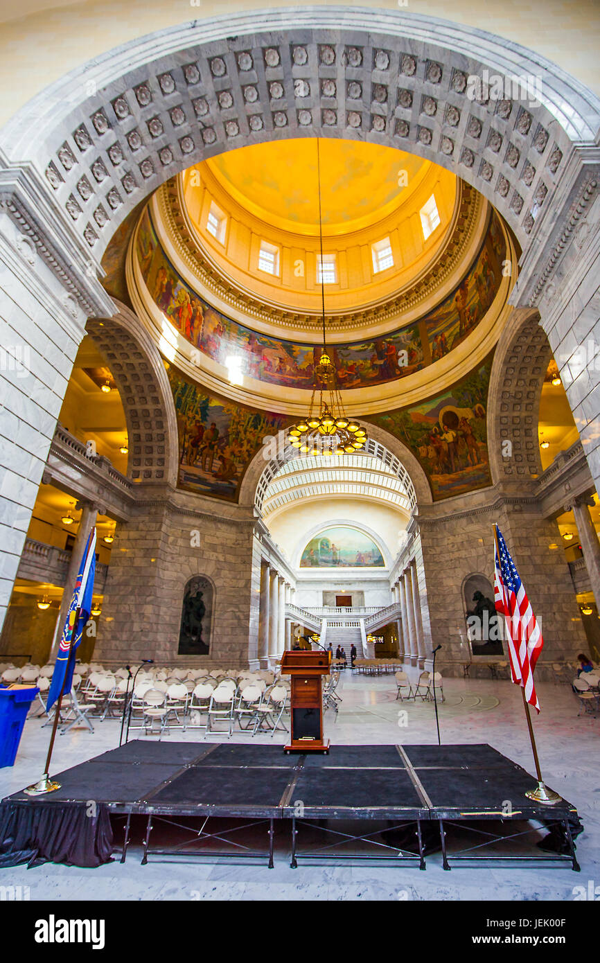 Capitol in Salt Lake City Utah Stock Photo