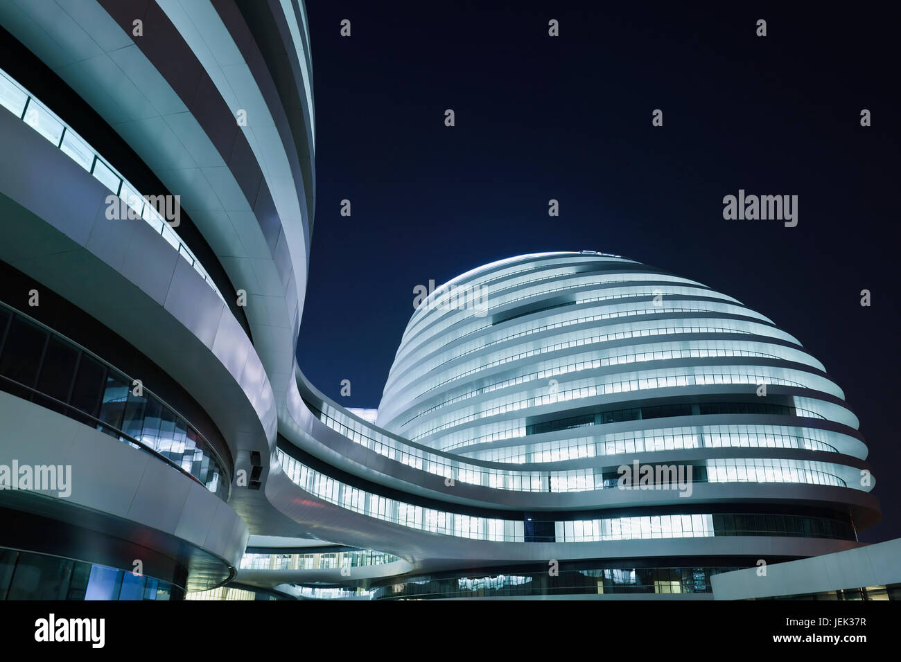 SOHO Galaxy office building by Zaha Hadid. SOHO is China’s largest