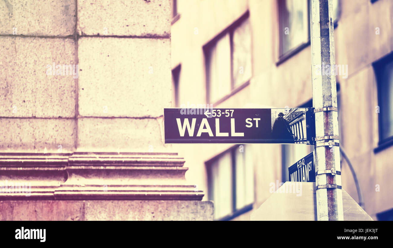 Shallow Depth Sign Nyc street sign hi-res stock photography and images - Alamy