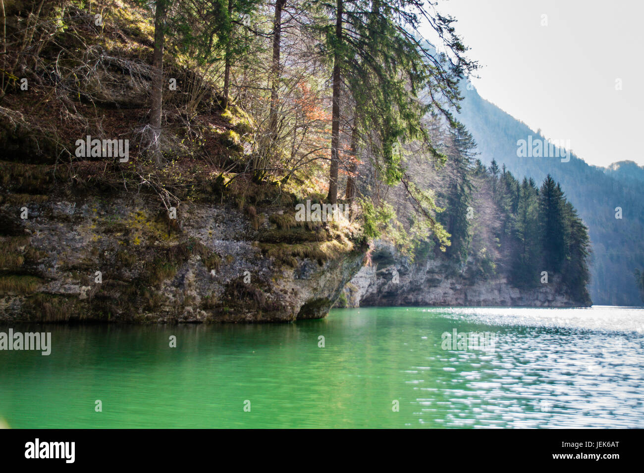 Klauser reservoir, Upper Austria, Europe Stock Photo