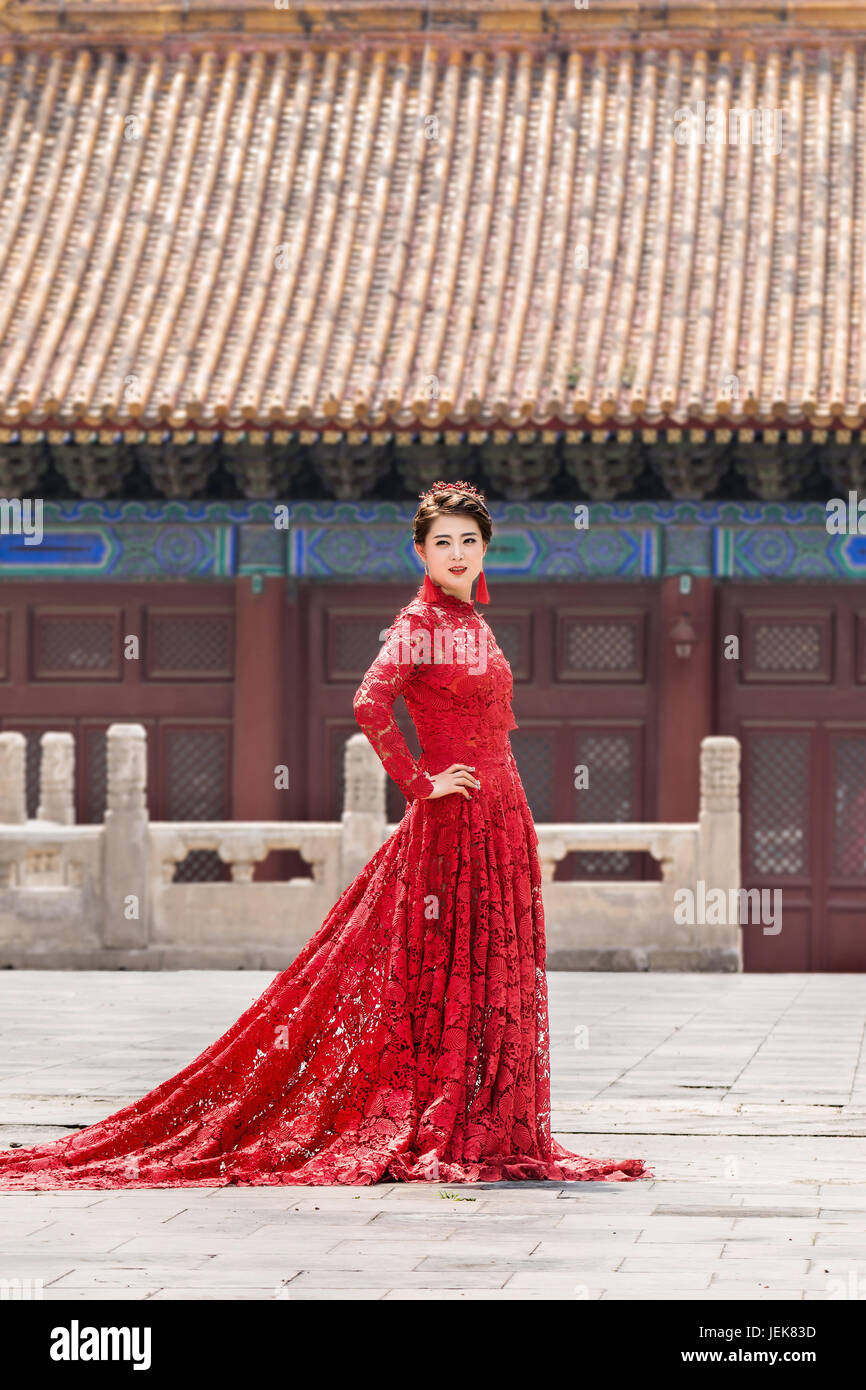 beijing june 9 2016 model poses in classic fashion in recent years JEK83D