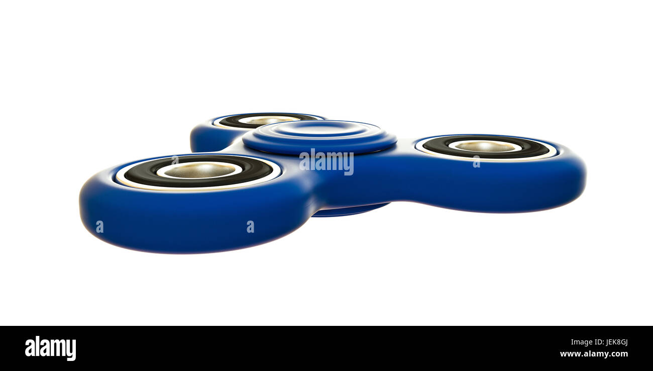 3d illustration of a fidget spinner isolated on white background Stock ...