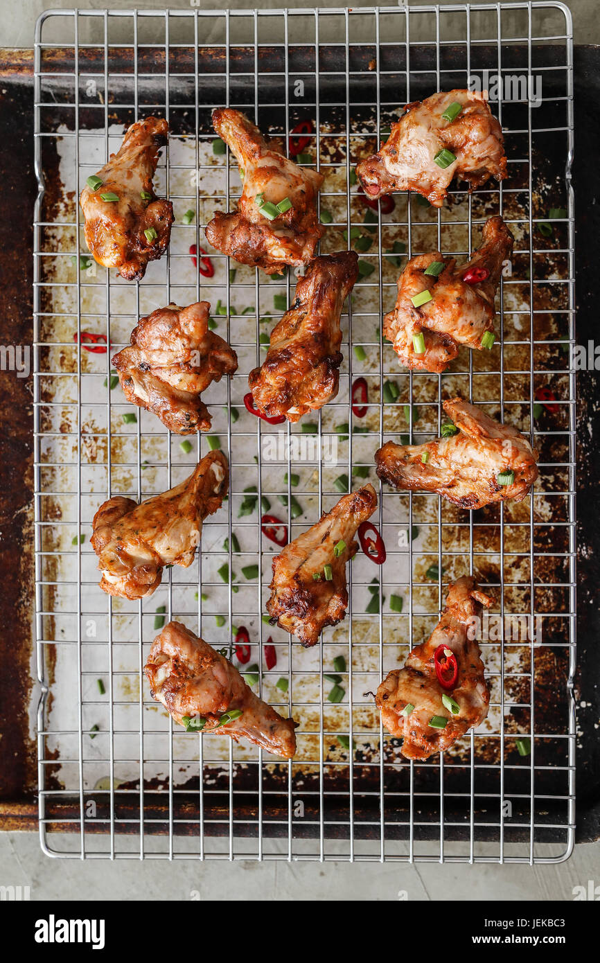 Fried chicken legs Stock Photo - Alamy