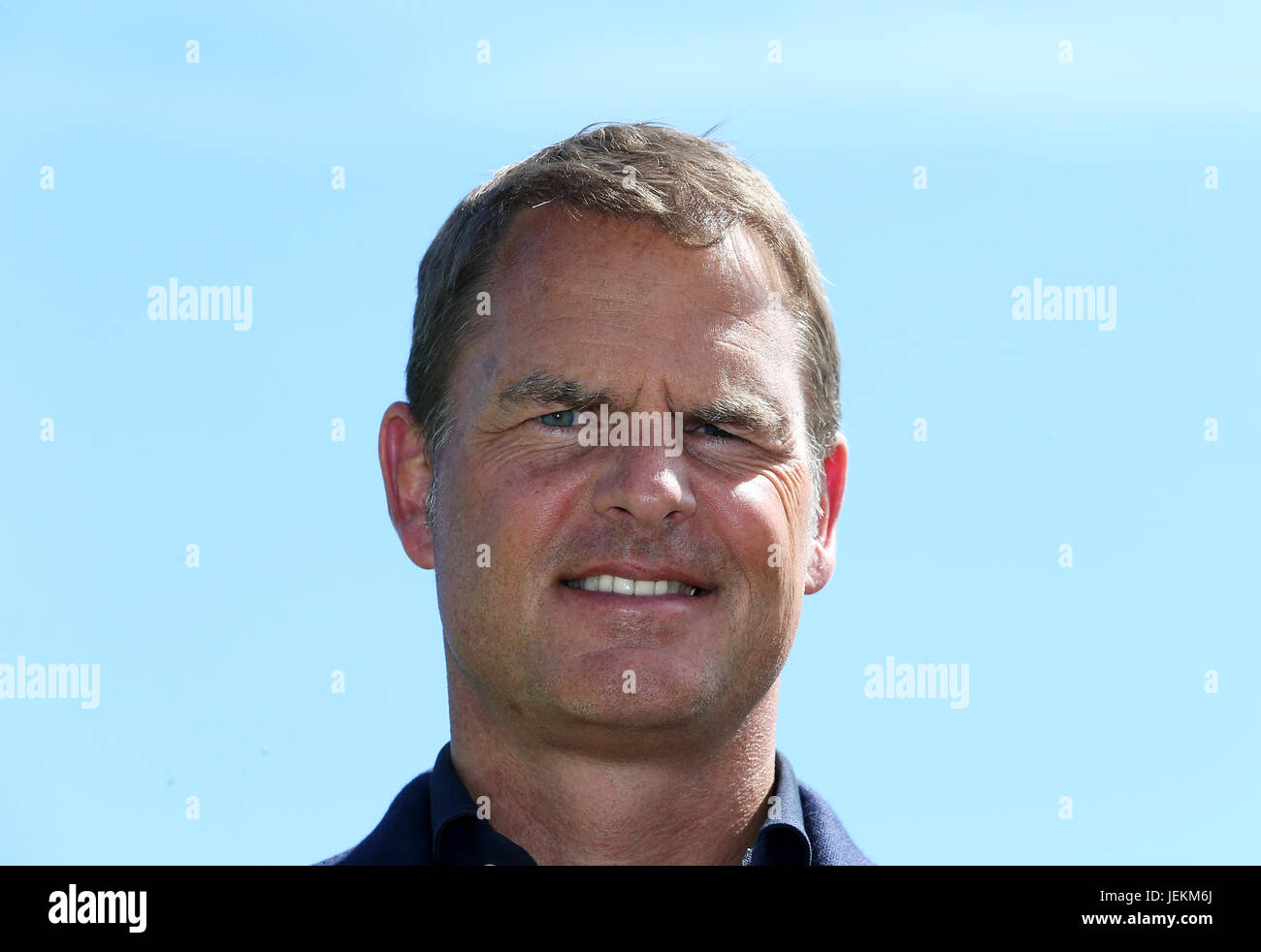 New Crystal Palace Manager Frank De Boer during the press conference at Beckenham Training Ground, Kent. PRESS ASSOCIATION Photo. Picture date: Monday June 26, 2017. See PA story SOCCER Palace. Photo credit should read: Steven Paston/PA Wire. RESTRICTIONS: No use with unauthorised audio, video, data, fixture lists, club/league logos or 'live' services. Online in-match use limited to 75 images, no video emulation. No use in betting, games or single club/league/player publications. Stock Photo