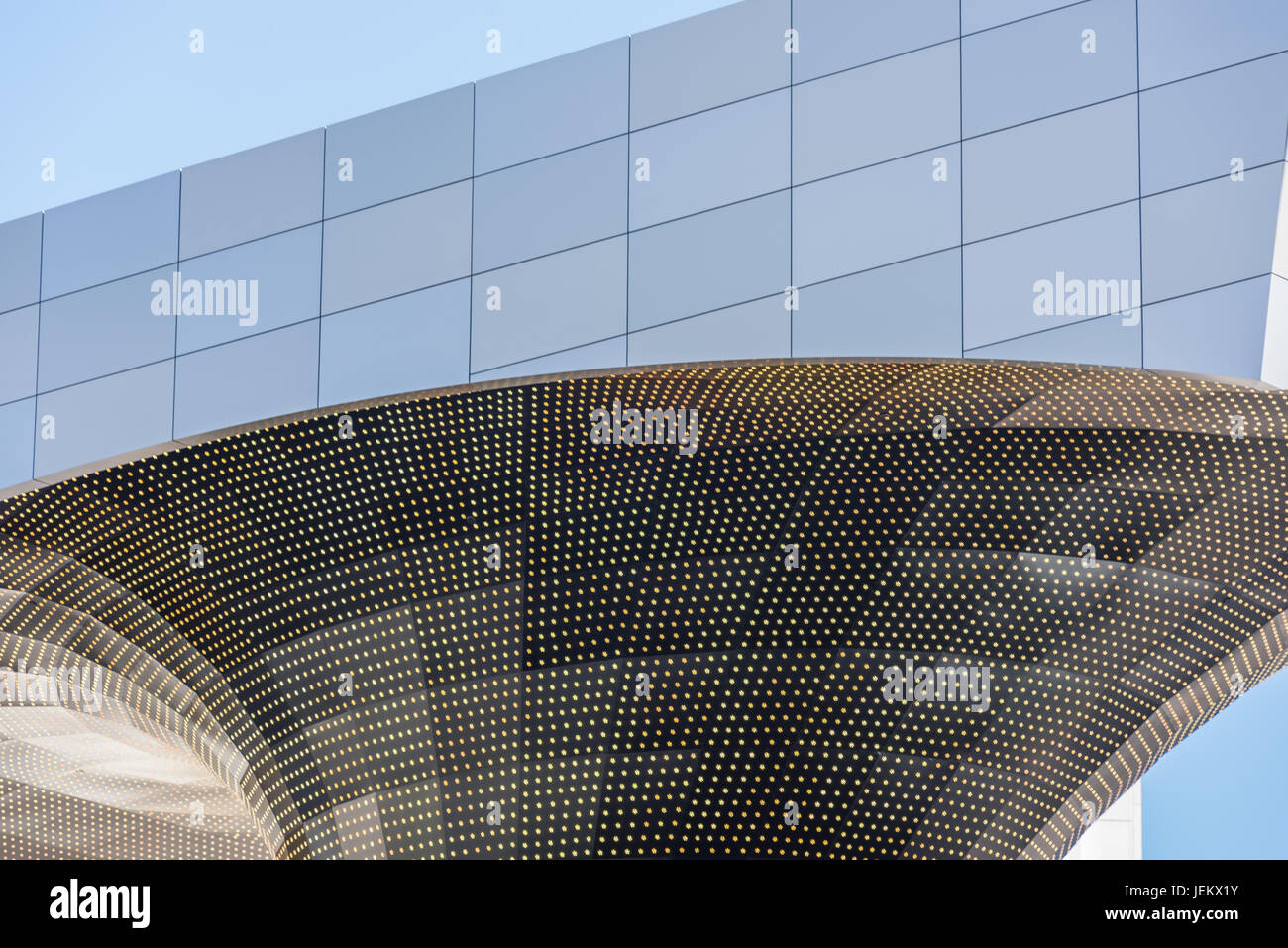 Abstract detail of the Linq Hotel and Casnio Stock Photo