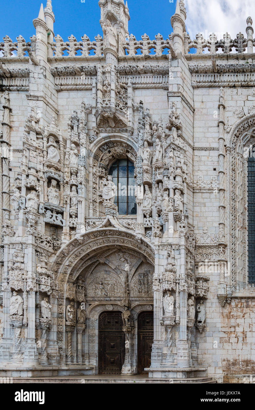 Maritime Museum in Belem neighborhood on the bank of the River Tagus, Lisbon, Portugal Stock Photo