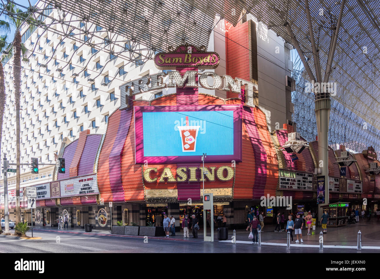 Fremont Casino at the Fremont Street Experience Stock Photo