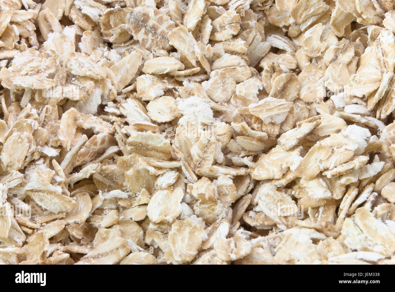 Macro shot of raw porridge oats. Stock Photo