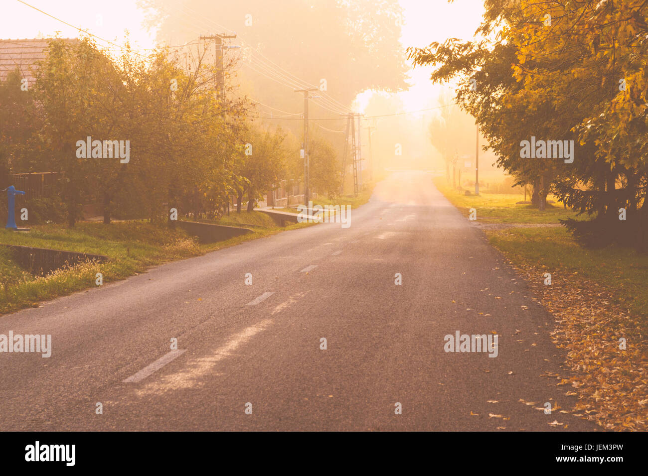 Foggy season hi-res stock photography and images - Alamy