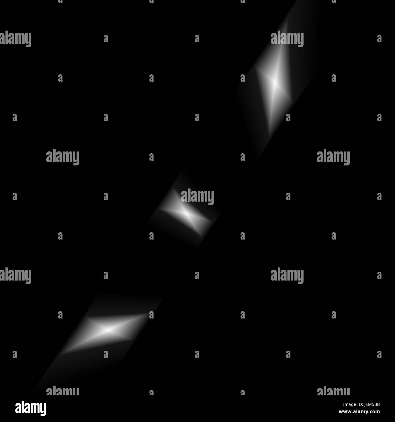 Digital art, abstract threedimensional objects with soft lighting