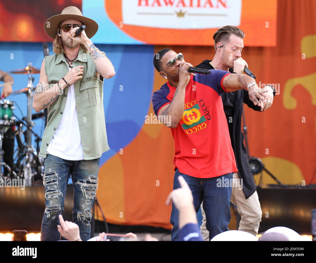 Florida Line and Nelly perform on ABC's 'Good Morning America