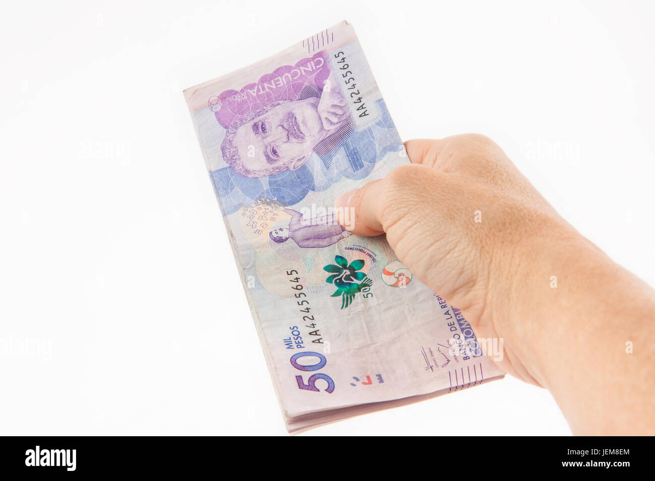 Close up of a woman handling money Stock Photo Alamy